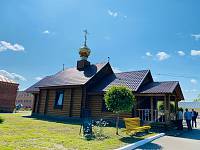 Молебен в больничном храме иконы Божией Матери «Отрада и Утешение» деревни Андреево