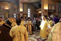 Архиерейское богослужение в Троицком храме г. Реутов 