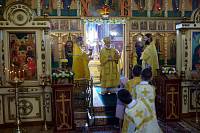 Архиерейское богослужение в Иоанно-Богословском храме г. Ликино-Дулёво
