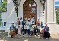 Ученики Демиховской школы искусств в Богородицерождественском храме деревни Нестерово