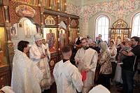 Архиерейское богослужение в Никольском храме Балашихи 