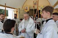 Архиерейское богослужение в Никольском храме Балашихи 