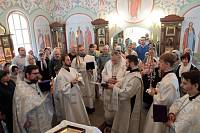 Архиерейское богослужение в Никольском храме Балашихи 