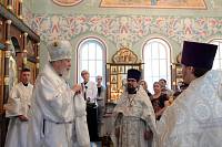 Архиерейское богослужение в Никольском храме Балашихи 