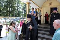 Архиерейское богослужение в Никольском храме Балашихи 