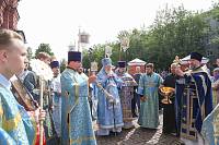 Престольный праздник в Тихвинском храме Ногинска