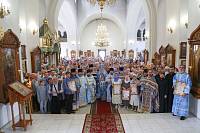 Престольный праздник в Тихвинском храме Ногинска