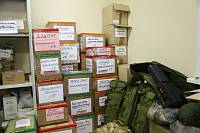 Освящение гуманитарного груза перед отправкой в зону проведения СВО