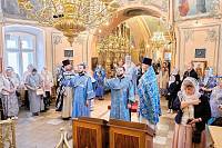 Архиерейское богослужение в Покровском храме города Щёлково 