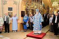 Архиерейское богослужение в Покровском храме города Щёлково 