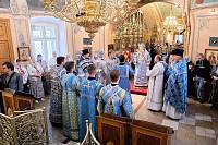 Архиерейское богослужение в Покровском храме города Щёлково 