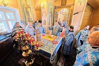 Архиерейское богослужение в Покровском храме города Щёлково 