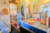 Архиерейское богослужение в Покровском храме города Щёлково 