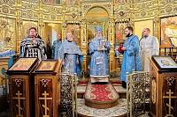 Архиерейское богослужение в Покровском храме города Щёлково 
