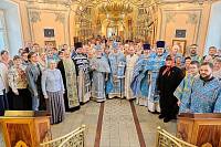 Архиерейское богослужение в Покровском храме города Щёлково 