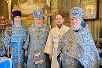 Архиерейское богослужение в Покровском храме города Щёлково 