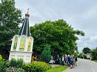 Водосвятный молебен у Петропавловской часовни в Павловском Посаде
