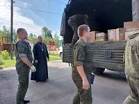 Отправка двадцать пятого груза гуманитарной помощи из деревни Нестерово