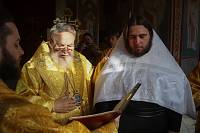 Архиерейское богослужение в Гуслицком Спасо-Преображенском монастыре 