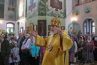 Архиерейское богослужение в Гуслицком Спасо-Преображенском монастыре 