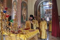 Архиерейское богослужение в Гуслицком Спасо-Преображенском монастыре 