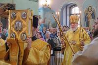 Архиерейское богослужение в Гуслицком Спасо-Преображенском монастыре 
