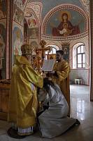 Архиерейское богослужение в Гуслицком Спасо-Преображенском монастыре 
