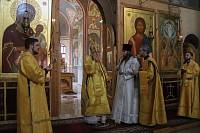 Архиерейское богослужение в Гуслицком Спасо-Преображенском монастыре 
