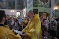 Архиерейское богослужение в Гуслицком Спасо-Преображенском монастыре 