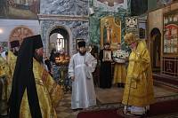 Архиерейское богослужение в Гуслицком Спасо-Преображенском монастыре 