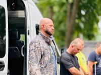 Молебен перед отправкой гуманитарного груза в Электрогорске