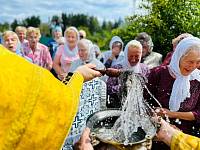 Водосвятный молебен в деревне Криулино