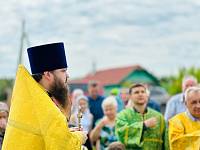 Крестный ход и молебен в деревне Грибаново