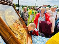 Крестный ход и молебен в деревне Грибаново