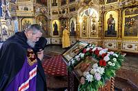 Архиерейское богослужение в Богородицерождественском соборе города Орехово-Зуево 