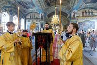 Архиерейское богослужение в Богородицерождественском соборе города Орехово-Зуево 