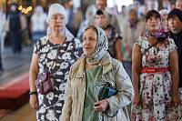 Архиерейское богослужение в Богородицерождественском соборе города Орехово-Зуево 