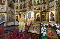 Архиерейское богослужение в Богородицерождественском соборе города Орехово-Зуево 