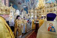 Архиерейское богослужение в Богородицерождественском соборе города Орехово-Зуево 