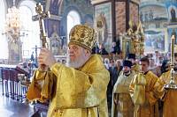 Архиерейское богослужение в Богородицерождественском соборе города Орехово-Зуево 