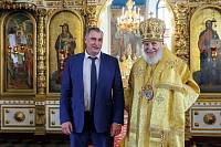 Архиерейское богослужение в Богородицерождественском соборе города Орехово-Зуево 