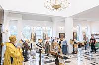 Архиерейское богослужение в храме Троица-Чижи деревни Часовня 