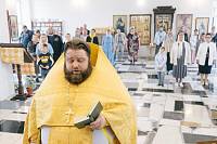 Архиерейское богослужение в храме Троица-Чижи деревни Часовня 