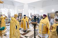 Архиерейское богослужение в храме Троица-Чижи деревни Часовня 