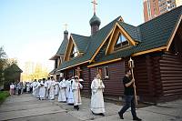 Великое освящение Серафимовского храма города Балашихи 