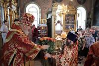 Архиерейское богослужение в Богородицерождественском храме Балашихи 