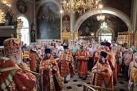 Архиерейское богослужение в Богородицерождественском храме Балашихи 