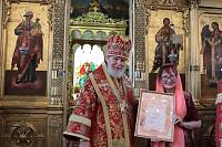 Архиерейское богослужение в Богородицерождественском храме Балашихи 