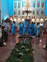 Архипастырский визит в село Красное 