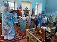 Архипастырский визит в село Красное 